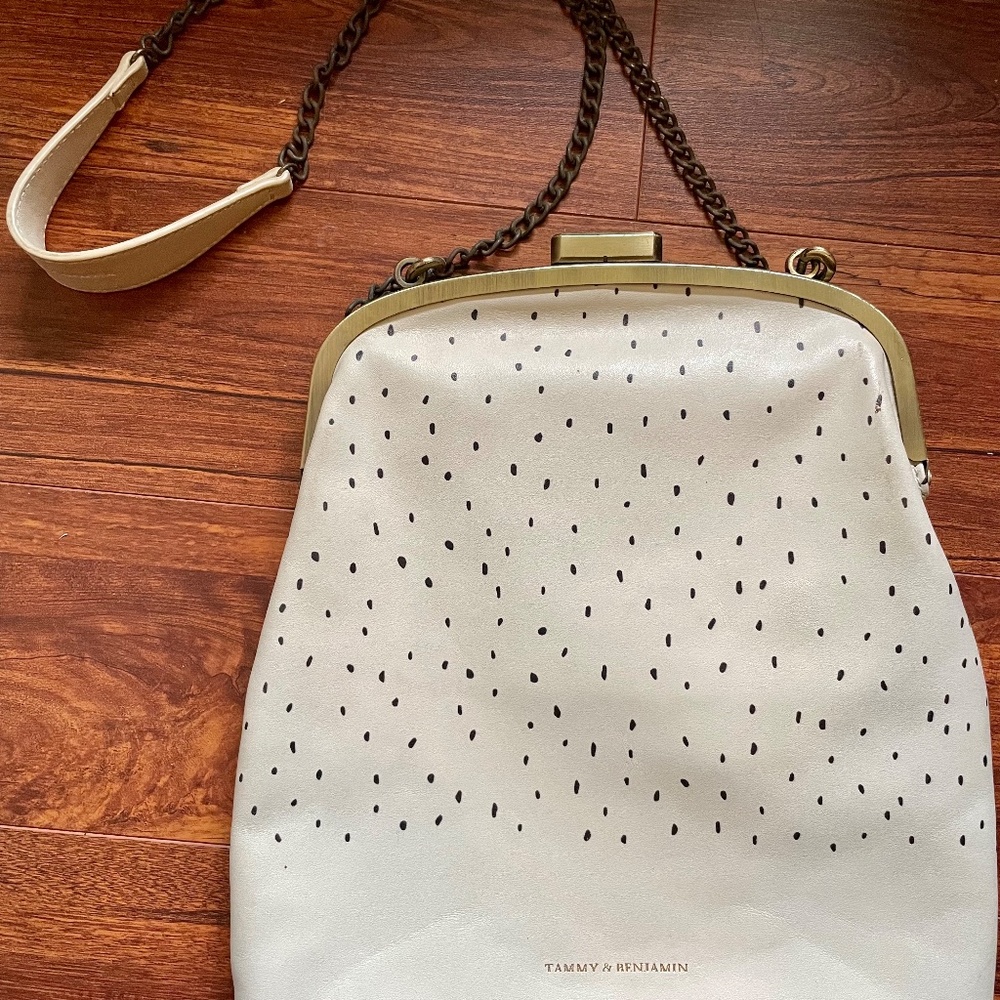 Tammy and Benjamin Leather Clasp Bag (Over the Shoulder or Clutch) - Picture 4 of 8
